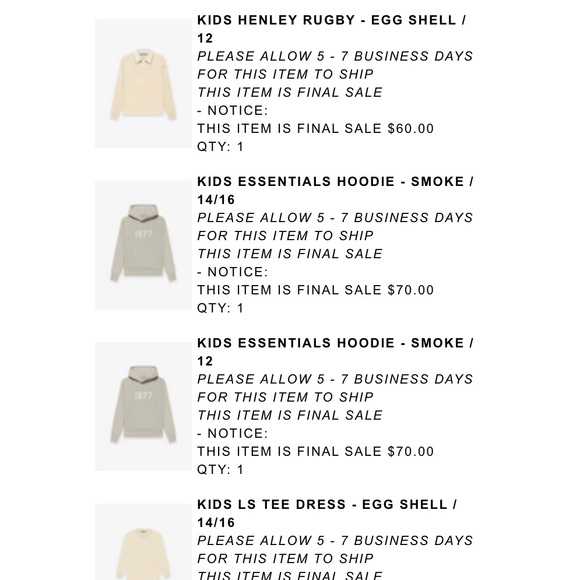 Fear of God Essentials - Picture 4 of 4